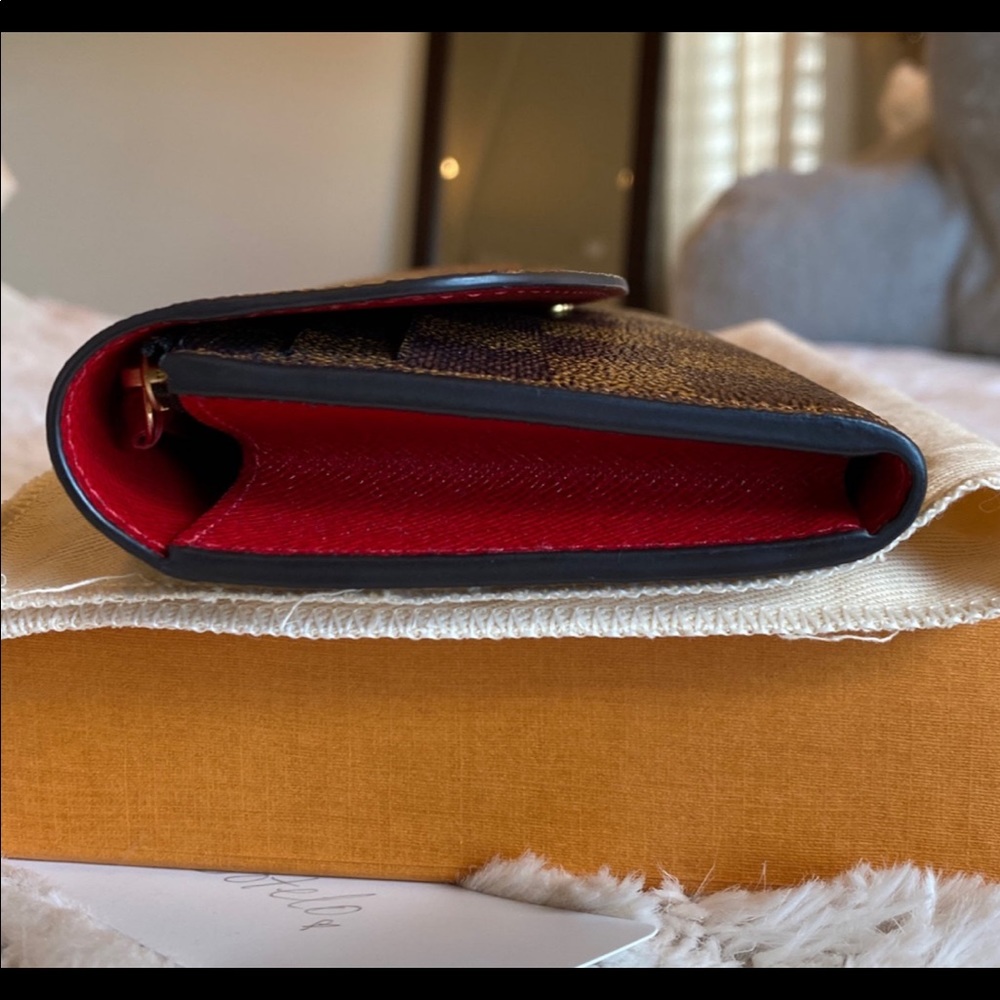 LOUIS VUITTON SPEEDY BANDOULIERE 25 and EMILIE WALLET DAMIER EBENE - Picture 14 of 16